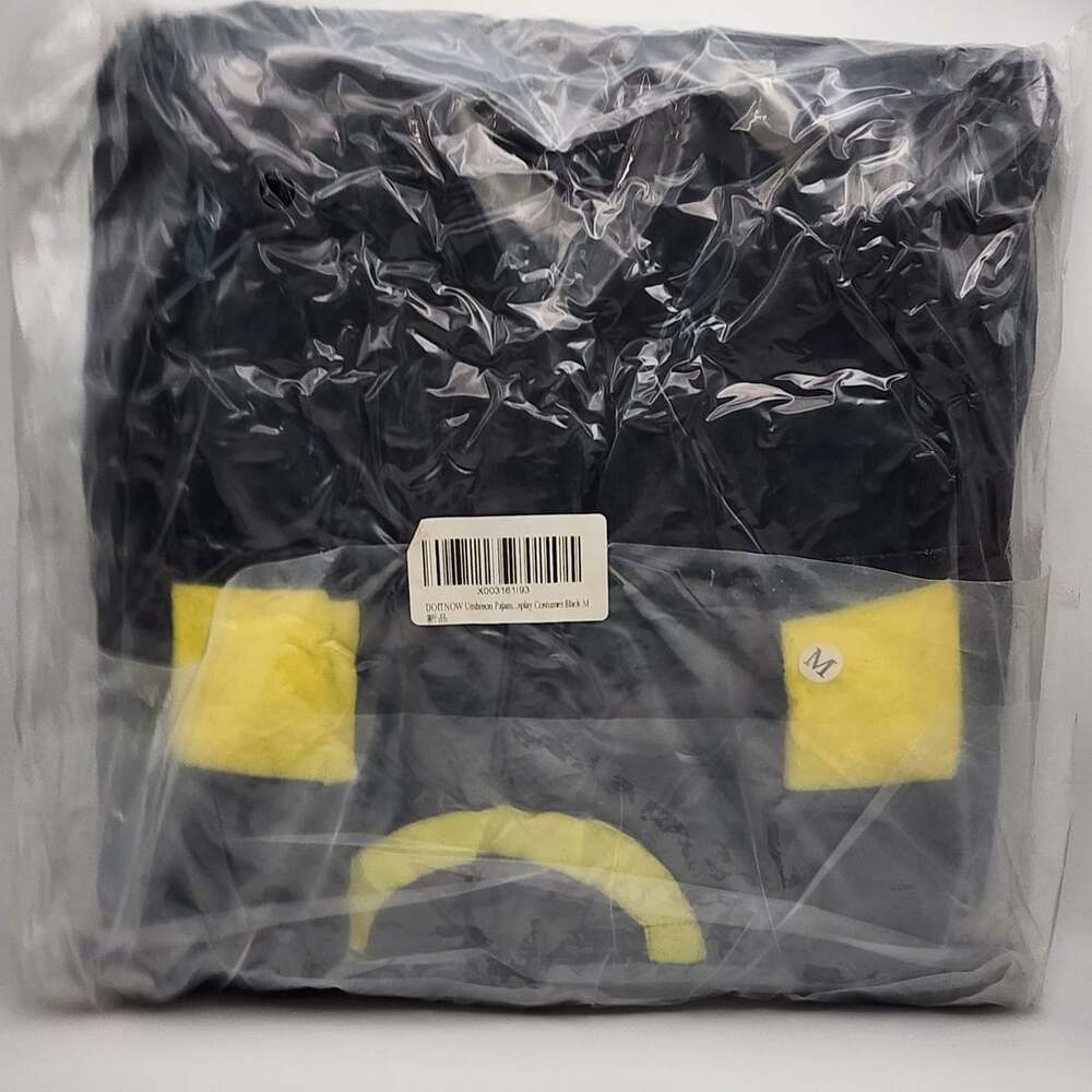 Pokemon Umbreon Kigurumi One Piece Pajama Costume Black Yellow Size XL NEW